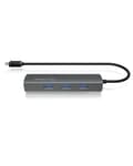 Miniatyrbillede 3 af 5: RaidSonic ICY BOX IB-HUB1406-C - Dockingstation - (USB-C) - GigE