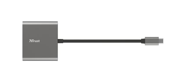 Trust Dalyx USB 3.2 Gen 1 (3.1 Gen 1) Type-C 5 Mbit/s alumiini, musta