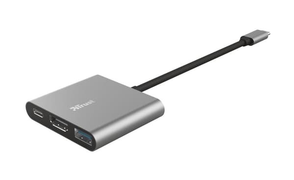 Trust Dalyx USB 3.2 Gen 1 (3.1 Gen 1) Type-C 5 Mbit/s alumiini, musta