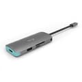 Miniatyrbild 1 av 7: I-TEC USB C Metal Nano Dockningsstation 1xHDMI 4K 1xSD kortläsare 1xmicroSD kortläsare 3xUSB 3.0 port 1xUSB-C PD kompatibel med TB3 (C31NANODOCKPD)