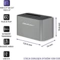 Miniatyrbild 3 av 10: Qoltec 5315 Dockningsstation för hårddisk/SSD | 2,5"/3,5" SATA | USB 3.0