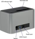 Miniatyrbild 6 av 10: Qoltec 5315 Dockningsstation för hårddisk/SSD | 2,5"/3,5" SATA | USB 3.0