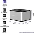 Pikkukuva 6 / 8: Qoltec 2x HDD/SSD-telakointiasema | 2,5/3,5 SATA | USB 3.0 | klooni.