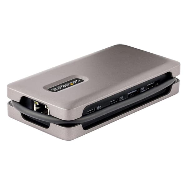 StarTech.com USB-C Multiport Adapter, 4K 60Hz HDMI 2.0b, HDR, USB 3.2 Gen 2 10Gbps Hub (2xUSB-C, 1xUSB-A), 100W PD Pass-Through, Mini Travel Dock, 30c