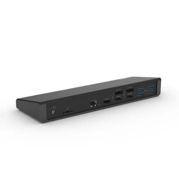 Belkin CONNECT Universal USB-C® Triple Display Dock - med kabel - Svart