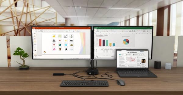 i-tec USB-C dockningsstation för dubbla skärmar (utan strömadapter)