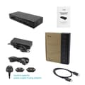 Miniatyrbild 6 av 7: i-tec TB3CDUALDPDOCKPD dockningsstation för bärbar dator och portreplikator Wired Thunderbolt 3 Black