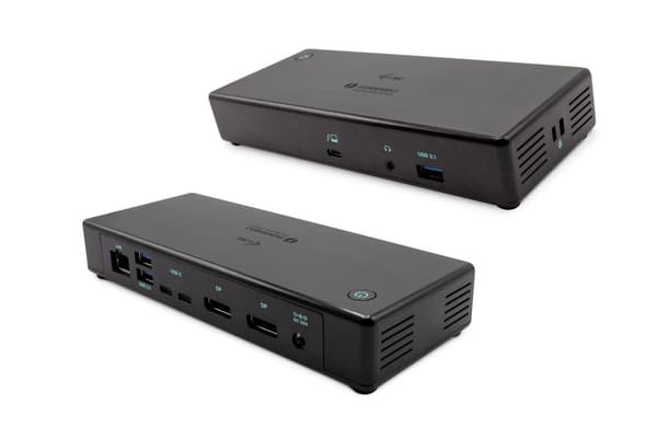 i-tec TB3CDUALDPDOCKPD notebook dock & portreplikator Wired Thunderbolt 3 Black