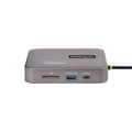 Pikkukuva 3 / 7: StarTech.com USB C -moniporttinen sovitin, kaksi HDMI-videota, 4K 60 Hz, 2-porttinen 10 Gbps USB-A/USB-C 3.1 -keskitin, 100 W USB-virtalataus, GbE, SD