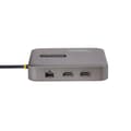 Pikkukuva 4 / 7: StarTech.com USB C -moniporttinen sovitin, kaksi HDMI-videota, 4K 60 Hz, 2-porttinen 10 Gbps USB-A/USB-C 3.1 -keskitin, 100 W USB-virtalataus, GbE, SD
