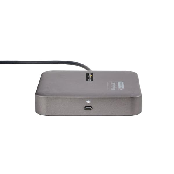 StarTech.com USB C -moniporttinen sovitin, kaksi HDMI-videota, 4K 60 Hz, 2-porttinen 10 Gbps USB-A/USB-C 3.1 -keskitin, 100 W USB-virtalataus, GbE, SD