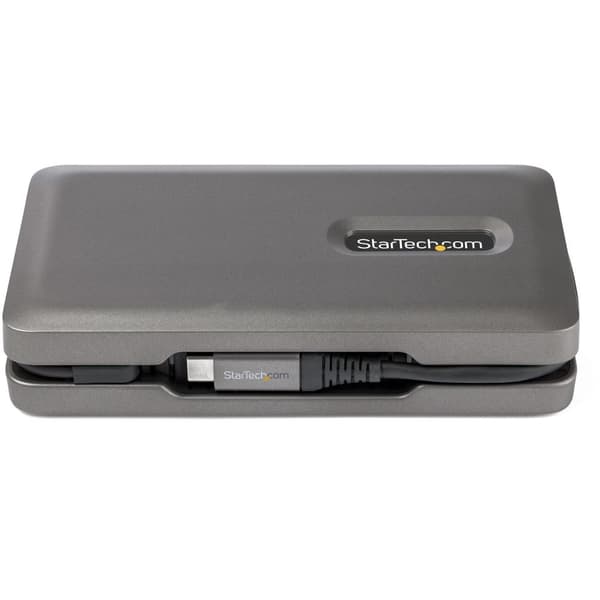 StarTech.com USB C Multiport Adapter - USB C to 4K 60Hz HDMI 2.0 Docking Station/Travel Adapter - 2-Port 10Gbit/s USB Hub - 100W Power Delivery power