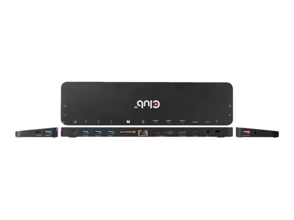 Club 3D Dockningsstation USB-C – 2 x HDMI, DP – GigE – 120 Watt