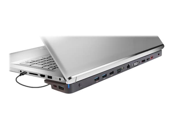 Club 3D Dockningsstation USB-C 3.2 Gen 1 – VGA, HDMI, DP – GigE – 100 Watt