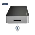 Miniatyrbild 4 av 5: StarTech.com USB-C Dual-4K-monitor dockningsstation för bärbara datorer - 60W USB-strömförsörjning - SD-kortläsare - Dockningsstation - USB-C - GigE -