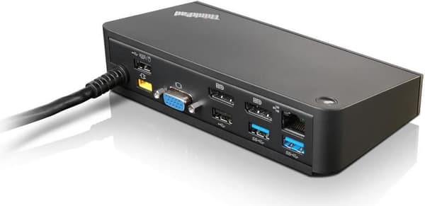 Lenovo ThinkPad OneLink+ Dock - Port Replikator - VGA - 90 Watt - Danmark - til ThinkPad P40 Yoga 20GQ, 20GR, X1 Carbon 20FB, 20FC, X1 Tablet 20GG, 20