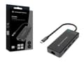 Miniatyrbild 4 av 8: Conceptronic - Dockningsstation - USB-C - 2 x HDMI - GigE (DONN14G)
