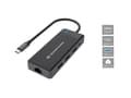 Miniatyrbild 2 av 8: Conceptronic - Dockningsstation - USB-C - 2 x HDMI - GigE (DONN14G)