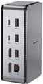 eSTUFF Pro Dual Dock - Telakointiasema - USB4 / Thunderbolt 4 - HDMI, DP - GigE (ES623016)