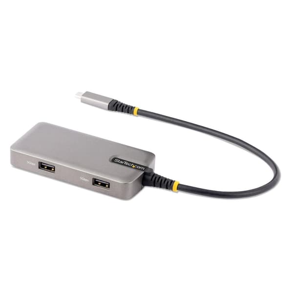 StarTech.com USB-C Multiport Adapter, 4K 60Hz HDMI Mini Dock, HDR, 2 Port 5Gbps USB 3.0 Hub, 100W PD Pass-Through, GbE, Fungerar med Chromebook (WWCB)
