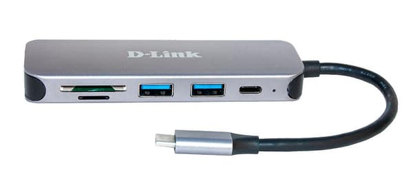 D-Link 5-i-1 USB-C Hub med kortläsare DUB-2325