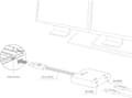 Miniatyrbild 5 av 9: j5create JUA365-N USB 3.0 till Dual HDMI Multi-Monitor Adapter