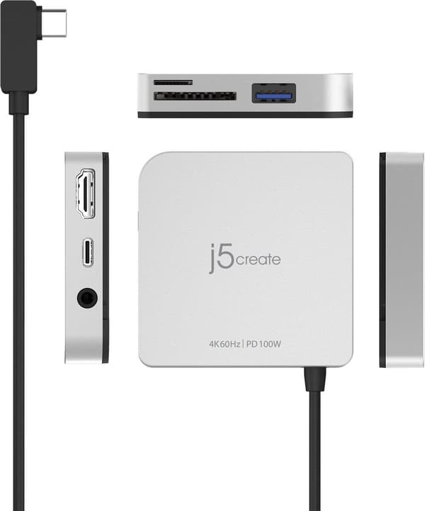 j5luo JCD612-N USB-C 4K 60 Hz HDMI Travel Dockiin iPad Prolle