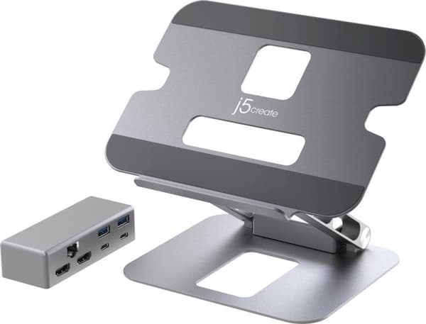j5create JTS427-N Multi-Angle Dual 4K dockningsställ