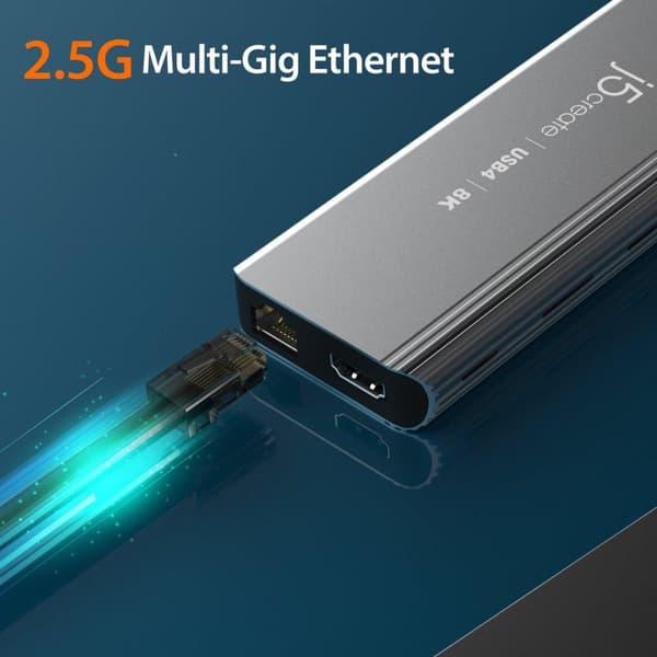 j5create USB4 8K-hubb med fler portar