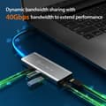 Miniatyrbild 2 av 9: j5create USB4 8K-hubb med fler portar