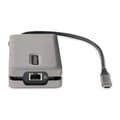 Miniatyrbillede 7 af 10: StarTech.com USB-C Multiport Adapter - USB C til VGA/4K 60Hz HDMI Adapter - 3-Port USBC Hub - 100W PD - GbE - USB C Dockingstation/Laptop Dock - Mini/