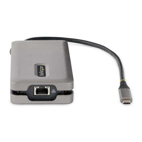 StarTech.com USB-C Multiport Adapter - USB C til VGA/4K 60Hz HDMI Adapter - 3-Port USBC Hub - 100W PD - GbE - USB C Dockingstation/Laptop Dock - Mini/