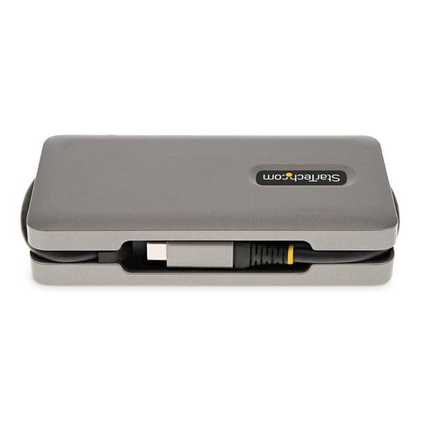 StarTech.com USB-C Multiport Adapter - USB C til VGA/4K 60Hz HDMI Adapter - 3-Port USBC Hub - 100W PD - GbE - USB C Dockingstation/Laptop Dock - Mini/