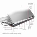 Miniatyrbild 3 av 6: Club 3D CSV-1565 - Dockningsstation - USB-C - VGA, HDMI, DP - GigE - 100 watt