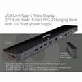 Miniatyrbild 2 av 6: Club 3D CSV-1565 - Dockningsstation - USB-C - VGA, HDMI, DP - GigE - 100 watt