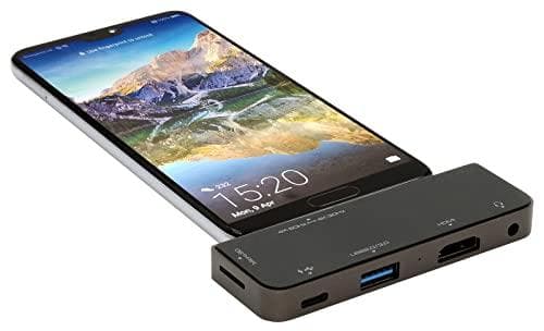 USB C mini -telakointiasema 5in1 kannettavalle tietokoneelle, MacBookille, tabletille (EX-1222HM)