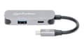 Pikkukuva 7 / 9: Manhattan 130707 kannettavan telakointiasema ja porttitoistin langallinen USB 3.2 Gen 1 (3.1 Gen 1) Type-C alumiini (130707)