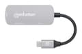 Pikkukuva 1 / 9: Manhattan 130707 kannettavan telakointiasema ja porttitoistin langallinen USB 3.2 Gen 1 (3.1 Gen 1) Type-C alumiini (130707)