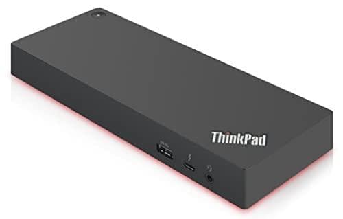 Lenovo 03X7538 Notebook Dock & Port Replicator Wired Thunderbolt 3 Black (03X7538)