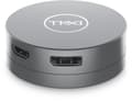 Pikkukuva 2 / 6: DELL 6-in-1 USB-C-moniporttisovitin - DA305 - Kiinteä - USB 3.2 Gen 2 (3.1 Gen 2) Type-C - 10 100 1000 Mbps - Hopea - 3840 x 2160 pikseliä - Dell (5H1