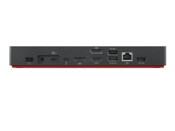 Lenovo ThinkPad Thunderbolt 4 WorkStation Dock - Dockningsstation - Thunderbolt 4 - HDMI, 2 x DP, Thunderbolt - GigE - 300 watt - Chile, Italien - för