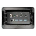 Miniatyrbillede 5 af 11: StarTech.com Desktop Connection Panel med dockingstation til bærbar computer - 3840 x 2160 pixels - 30 Hz - Fast Ethernet - Gigabit Ethernet - IEEE 80