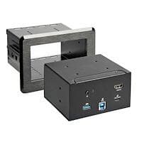 StarTech.com Desktop Connection Panel med dockingstation til bærbar computer - 3840 x 2160 pixels - 30 Hz - Fast Ethernet - Gigabit Ethernet - IEEE 80