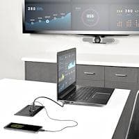 StarTech.com Desktop Connection Panel med dockingstation til bærbar computer - 3840 x 2160 pixels - 30 Hz - Fast Ethernet - Gigabit Ethernet - IEEE 80