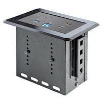 StarTech.com Desktop Connection Panel med dockingstation til bærbar computer - 3840 x 2160 pixels - 30 Hz - Fast Ethernet - Gigabit Ethernet - IEEE 80