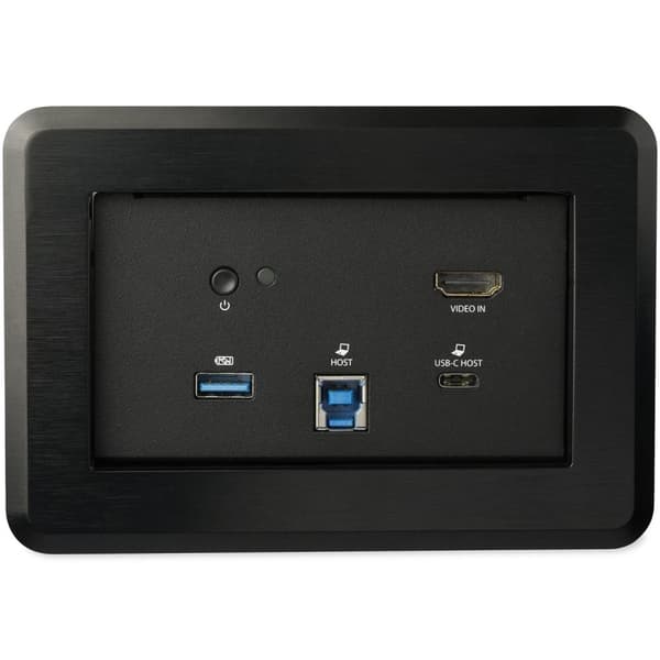 StarTech.com Desktop Connection Panel med dockingstation til bærbar computer - 3840 x 2160 pixels - 30 Hz - Fast Ethernet - Gigabit Ethernet - IEEE 80