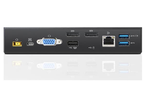 Lenovo ThinkPad USB-C Dock - dockningsstation - USB-C - VGA - GigE - 90 watt - Italien - för ThinkPad E14 Gen 4, E15 Gen 4, L13 Yoga Gen 3, L14 Gen 3,