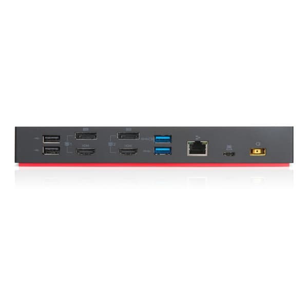 Lenovo ThinkPad Hybrid USB-C med USB-A Dock - dockningsstation - USB-C - 2 x HDMI, 2 x DP - GigE - 135 Watt - Italien - för Miix 520-12IKB, Tablet 10,