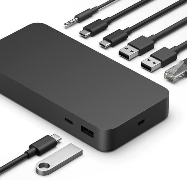 MICROSOFT Surface Thunderbolt 4 telakka musta Projekt Retail (P) (T8H-00002)