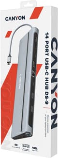 Miniatyrbild 2 av 3: Canyon - Dockningsstation - USB-C - VGA, HDMI, DP - GigE